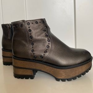Hush puppies platform boots!